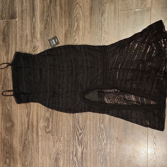 ❤️ NWT! LULU'S ABSOLUTE ELEGANCE LACE MIDI SHEATH DRESS, MEDIUM - Picture 7 of 16